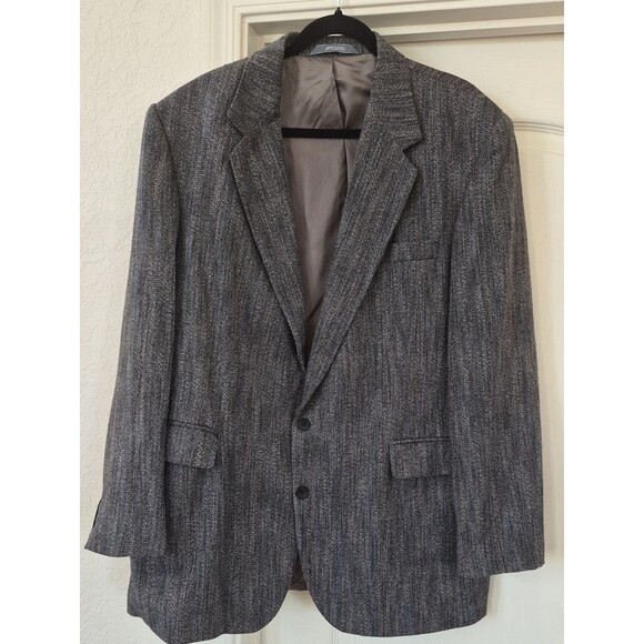 Hagger Other - Hagger Imperial Vintage Multi Color 100% Wool Two Button Blazer Sz 46L